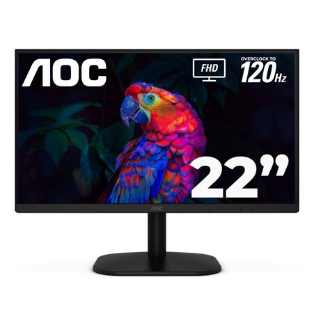 Monitor AOC 22B35HM23 de 21.5 Pulgadas Full HD | Panel VA de 120Hz con 4ms de Respuesta y Contraste Dinámico Superior