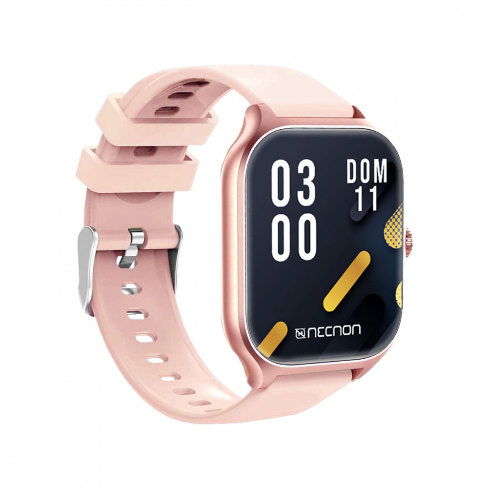 Smartwatch NSW-101 2.01" Rosa/Oro Rosa con Bluetooth 5.0, Protección IP67 y Funciones Inteligentes de Monitoreo