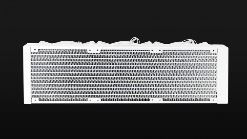 Enfriamiento Líquido ARGB Ocelot Gaming Polar Wave 360 White - Radiador de 360mm, Alto Flujo de 70 CFM, 1800 RPM y Compatibilidad Intel/AMD (Color Blanco)