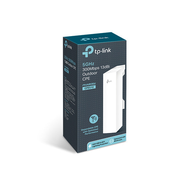 Access Point Exterior TP-Link CPE510 con Tecnología MIMO Direccional y Administración Pharos Control