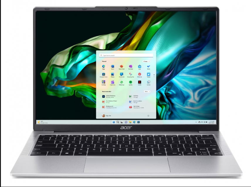 Laptop Acer Aspire Lite 14, Intel® Core™3 N355; Pantalla 14" 1920 x 1200; 8 GB DDR5; 512 GB SSD; Windows 11 Home
