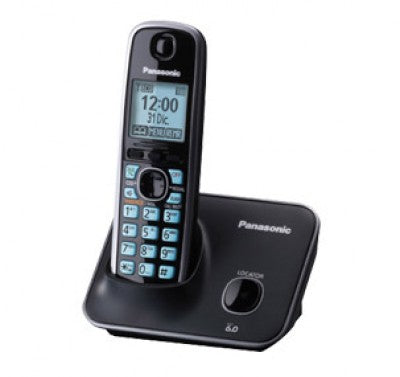 Teléfono Inalámbrico Panasonic con Pantalla de 1.8", Altavoz, Bloqueo de Llamadas y Ecualizador Color Negro