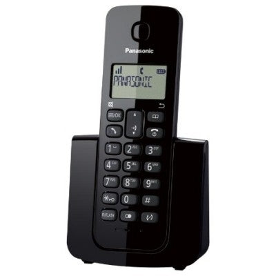 Teléfono Inalámbrico Panasonic con Pantalla de 1.4", Modo ECO, Alarma y Tecnología DECT Color Negro
