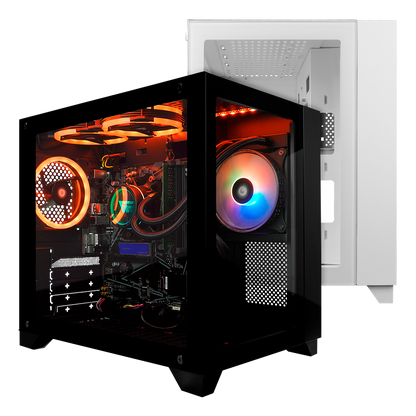 Gabinete Gamer Micro ATX Doble Cristal Templado