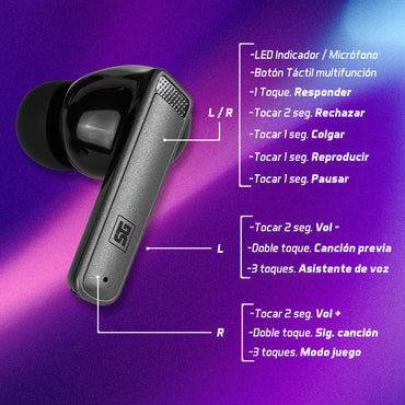 Audífonos Inalámbricos TWS Vorago ESB-301-PRO