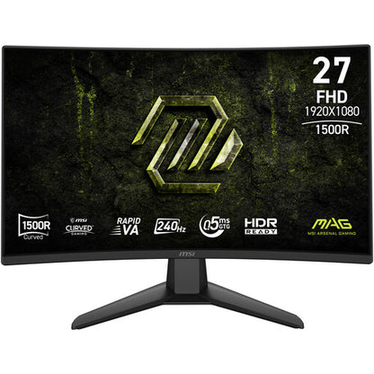 Monitor Gamer Curvo MSI MAG 274CF X24 de 27 Pulgadas FHD 240Hz 1500R