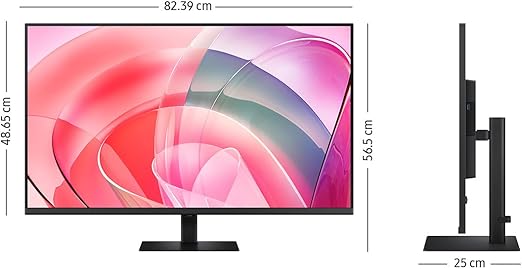 Monitor Samsung ViewFinity S7 de 37 Pulgadas 4K UHD | Panel VA Plano de Alta Precisión y Diseño Ergonómico