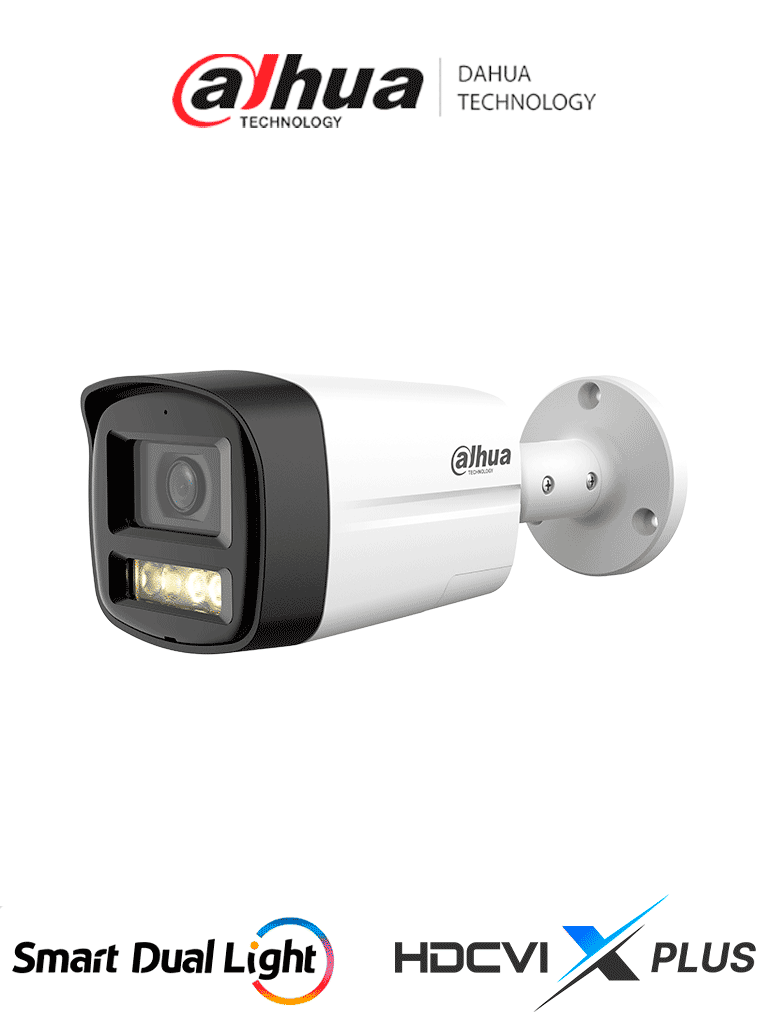 Cámara HDCVI Plus Dahua Bullet 2MP HAC-HFW1200TLM-IL-T