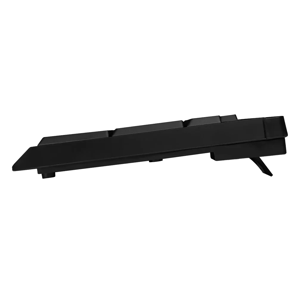 Teclado Acteck Inspire TA210 — Alámbrico USB, con distribución en español, 105 teclas, tecnología de membrana, compatible con Windows, color negro.