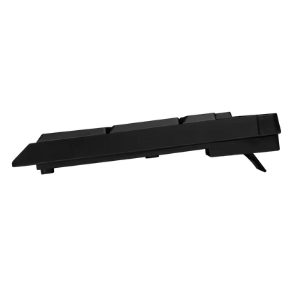 Teclado Acteck Inspire TA210 — Alámbrico USB, con distribución en español, 105 teclas, tecnología de membrana, compatible con Windows, color negro.