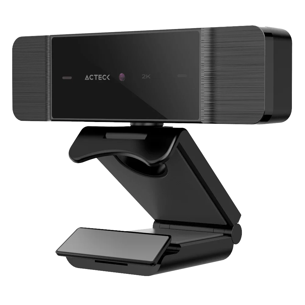 CAMARA WEB ACTECK HAPTOS CW480 / 2K FULL HD / 15 - 30 FPS / 169 / MICROFONO / USB 2.0 / NEGRO