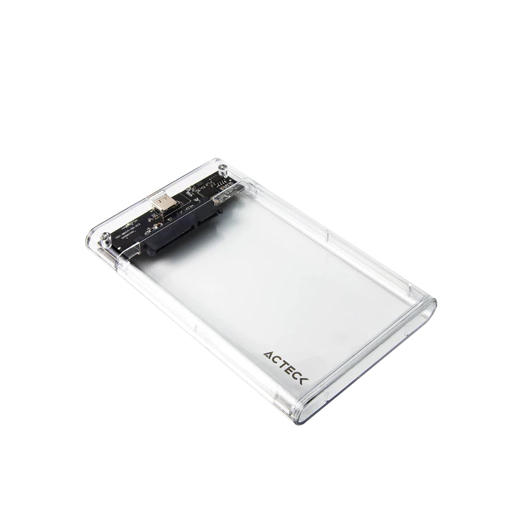 Carcasa / Case Enclosure para disco SSD 2.5″ Armor Clear HC440