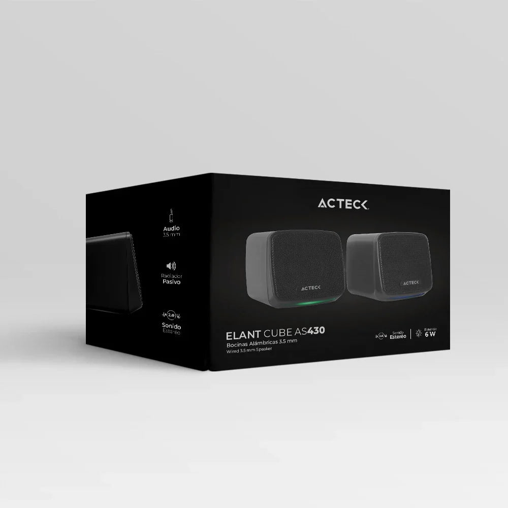 Bocinas alámbricas Elant Cube AS430 (USB)