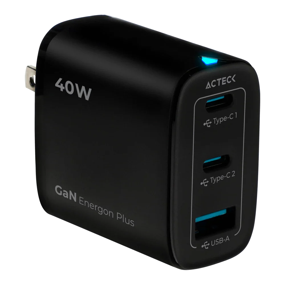 Cargador de pared Energon Plus CP440 – 40 W (USB-C + USB-A)
