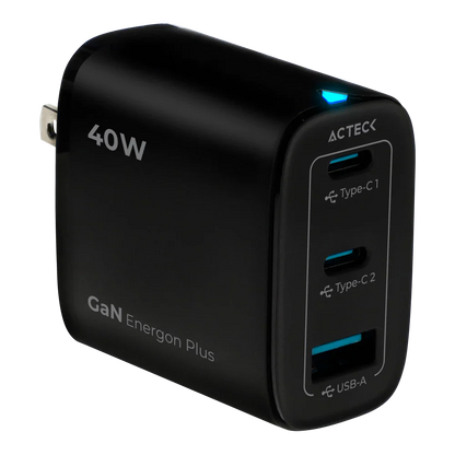 Cargador de pared Energon Plus CP440 – 40 W (USB-C + USB-A)