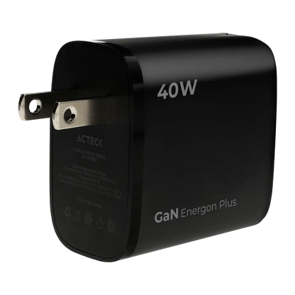 Cargador de pared Energon Plus CP440 – 40 W (USB-C + USB-A)