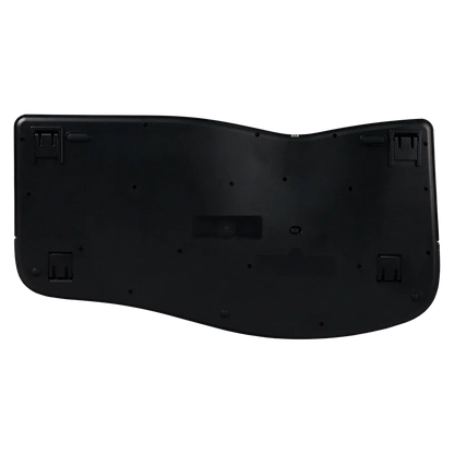 Kit Acteck Creator Virtuos Fitt MK770 — Teclado y Mouse Vertical Inalámbricos, con receptor USB, teclado multimedia en español de 118 teclas, mouse vertical ergonómico óptico con 2400 DPI ajustable, recargable, color negro.