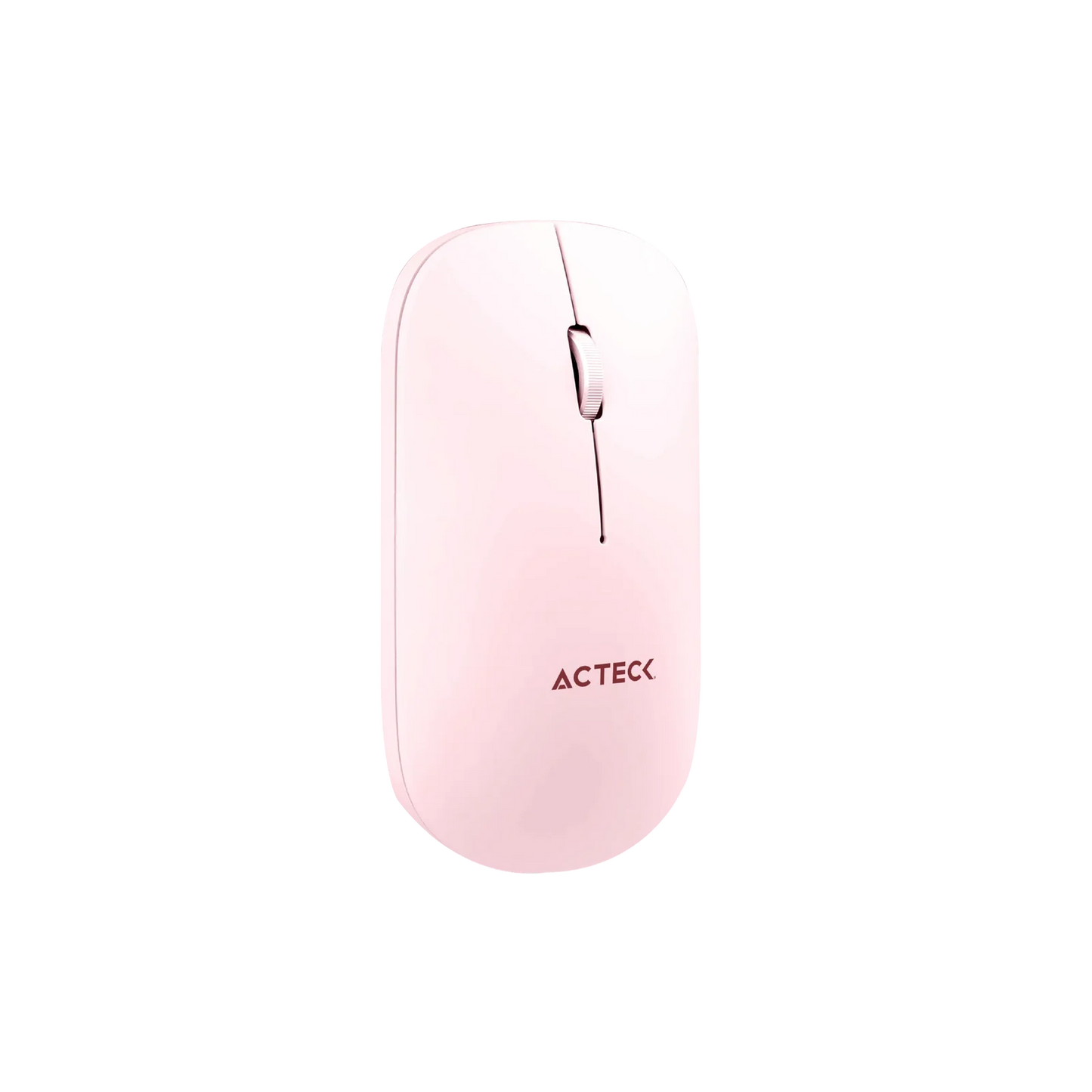 Kit Acteck Creator Virtuos Silk MK720 — Teclado y Mouse Inalámbricos, con conectividad dual Bluetooth + USB, batería recargable, teclado en español de 100 teclas con funciones multimedia y mouse óptico de hasta 4000 DPI, color rosa.