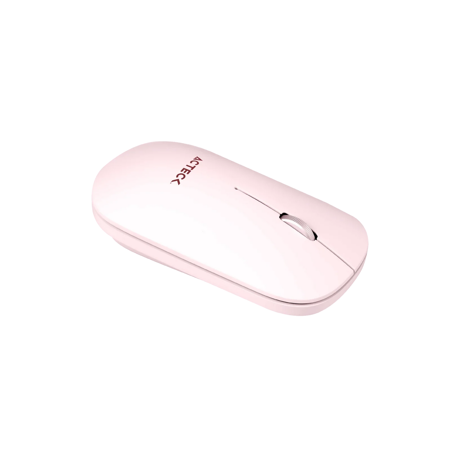 Kit Acteck Creator Virtuos Silk MK720 — Teclado y Mouse Inalámbricos, con conectividad dual Bluetooth + USB, batería recargable, teclado en español de 100 teclas con funciones multimedia y mouse óptico de hasta 4000 DPI, color rosa.