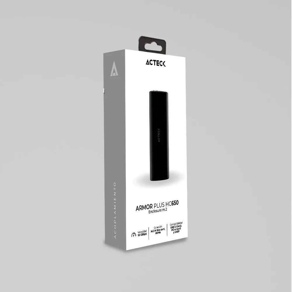 Carcasa / Case Enclosure Armor Plus HC650 para SSD M.2 NVMe