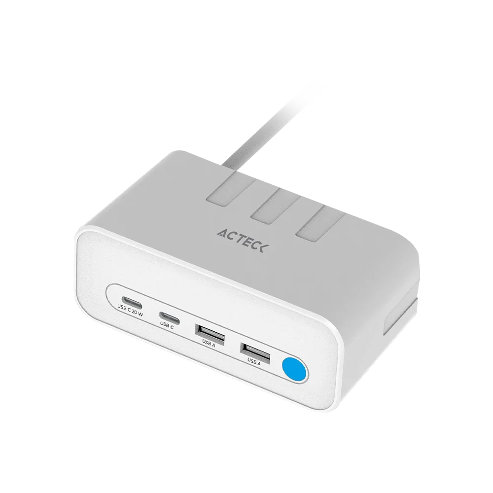 Cargador / Extensión de escritorio Energon Mate CE676 Blanco