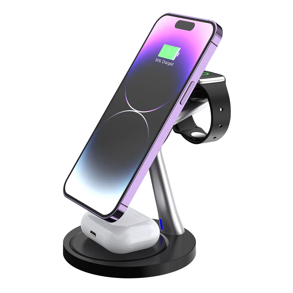 Cargador inalámbrico Energon S-Mate CI740 (Qi para 3 dispositivos)