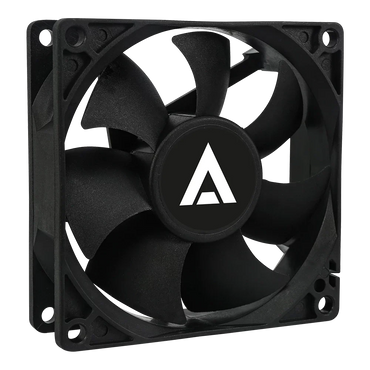 Ventilador Acteck Polar EG VG80 para gabinete, tamaño 80 x 25 mm, velocidad de hasta 1800 RPM, flujo de aire 21.8 CFM, 7 aspas, rodamiento hidráulico, conexión Molex.