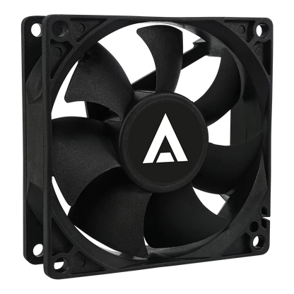 Ventilador Acteck Polar EG VG80 para gabinete, tamaño 80 x 25 mm, velocidad de hasta 1800 RPM, flujo de aire 21.8 CFM, 7 aspas, rodamiento hidráulico, conexión Molex.