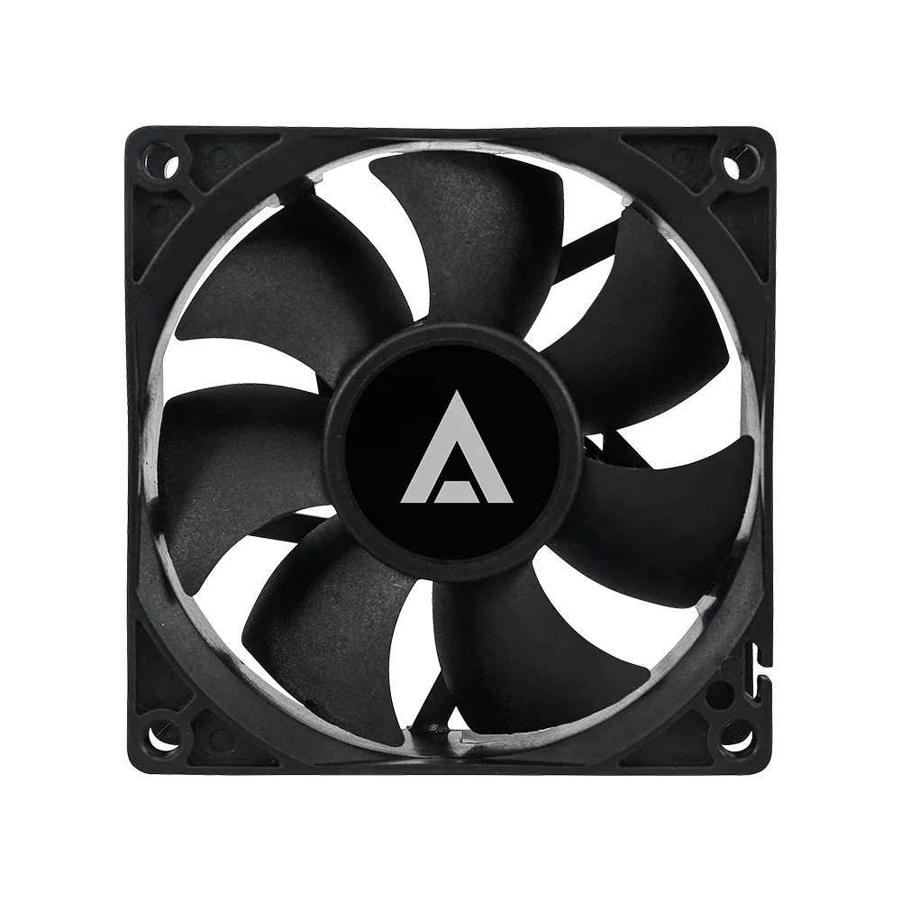 Ventilador Acteck Polar EG VG80 para gabinete, tamaño 80 x 25 mm, velocidad de hasta 1800 RPM, flujo de aire 21.8 CFM, 7 aspas, rodamiento hidráulico, conexión Molex.