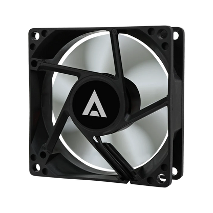 Ventilador Acteck Polar EG VG80 para gabinete, tamaño 80 x 25 mm, velocidad de hasta 1800 RPM, flujo de aire 21.8 CFM, 7 aspas, rodamiento hidráulico, conexión Molex.
