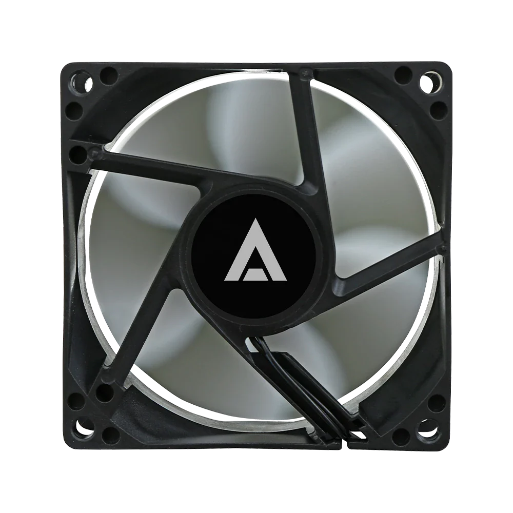 Ventilador Acteck Polar EG VG80 para gabinete, tamaño 80 x 25 mm, velocidad de hasta 1800 RPM, flujo de aire 21.8 CFM, 7 aspas, rodamiento hidráulico, conexión Molex.