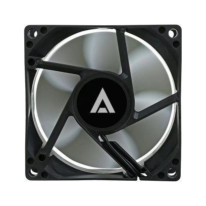 Ventilador Acteck Polar EG VG80 para gabinete, tamaño 80 x 25 mm, velocidad de hasta 1800 RPM, flujo de aire 21.8 CFM, 7 aspas, rodamiento hidráulico, conexión Molex.