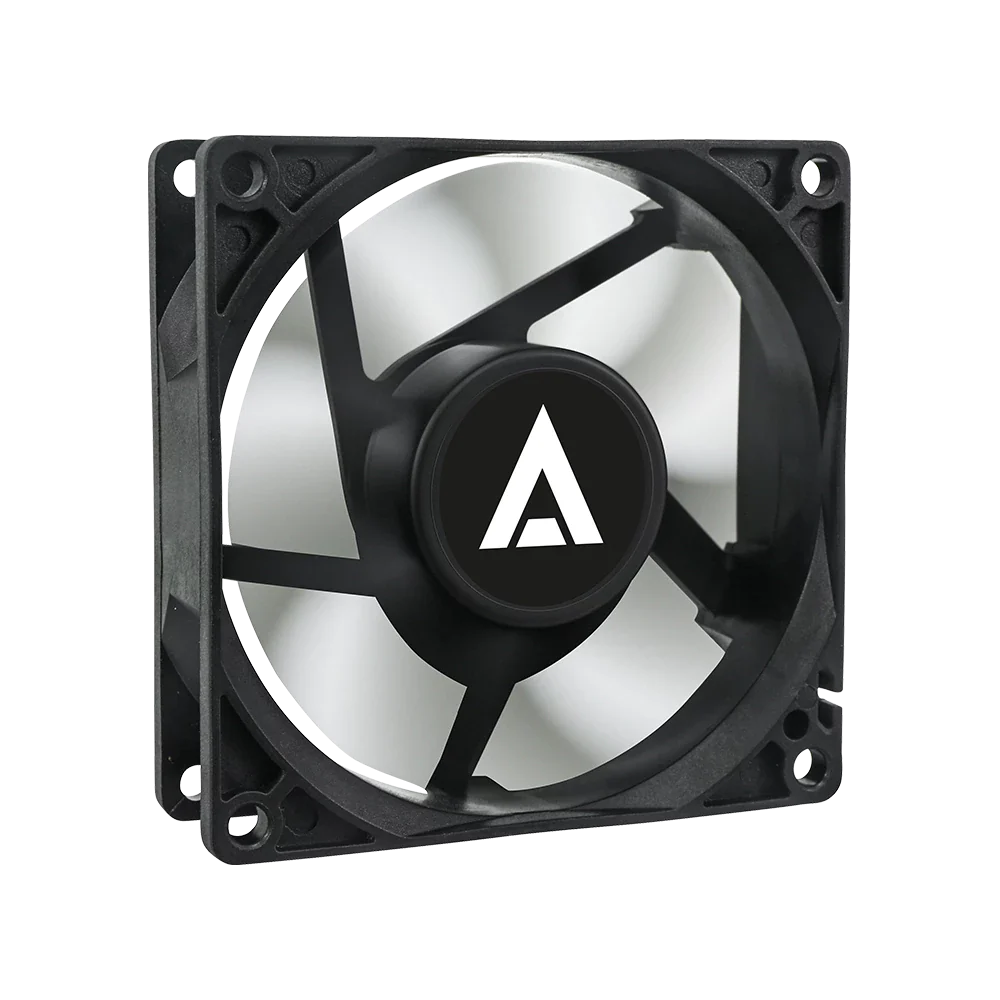 Ventilador Acteck Polar EG VG80 para gabinete, tamaño 80 x 25 mm, velocidad de hasta 1800 RPM, flujo de aire 21.8 CFM, 7 aspas, rodamiento hidráulico, conexión Molex.