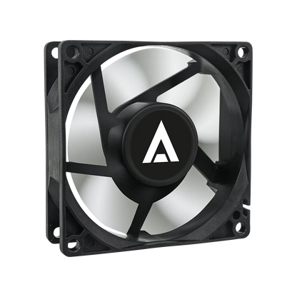 Ventilador Acteck Polar EG VG80 para gabinete, tamaño 80 x 25 mm, velocidad de hasta 1800 RPM, flujo de aire 21.8 CFM, 7 aspas, rodamiento hidráulico, conexión Molex.