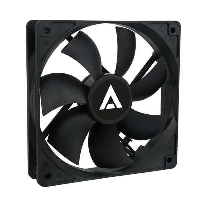 Ventilador Acteck Polar EG VG120 para gabinete, tamaño 120 x 25 mm, velocidad de hasta 1200 RPM, flujo de aire 39.25 CFM, 7 aspas, rodamiento hidráulico, conexión Molex.