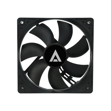 Ventilador Acteck Polar EG VG120 para gabinete, tamaño 120 x 25 mm, velocidad de hasta 1200 RPM, flujo de aire 39.25 CFM, 7 aspas, rodamiento hidráulico, conexión Molex.