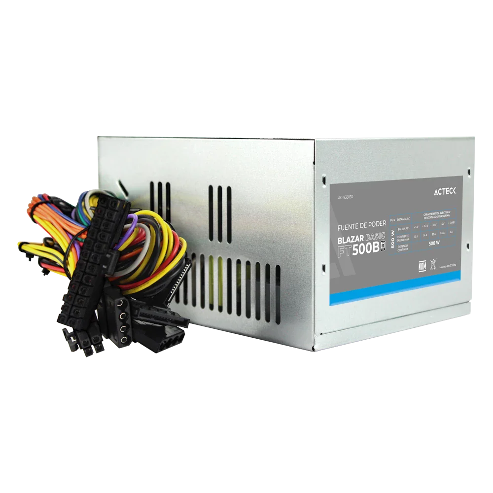 Fuente de poder ATX 500 W para PC