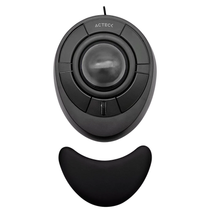 Mouse Acteck Virtuos Art X MI787 Alámbrico USB Ergonómico — versión en color negro.