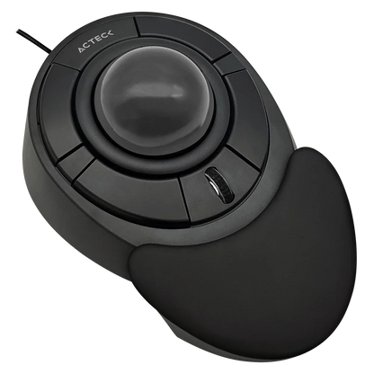 Mouse Acteck Virtuos Art X MI787 Alámbrico USB Ergonómico — versión en color negro.