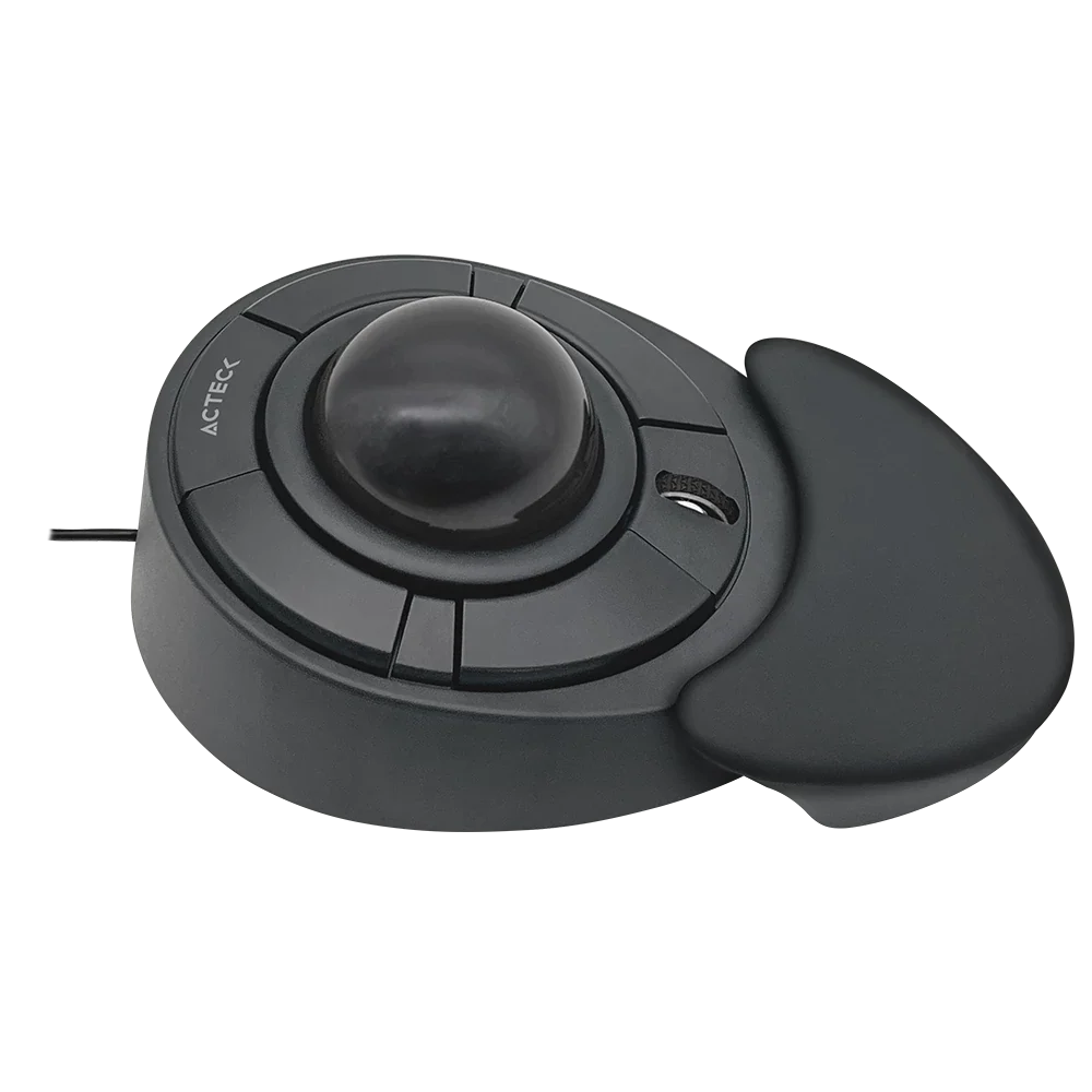 Mouse Acteck Virtuos Art X MI787 Alámbrico USB Ergonómico — versión en color negro.