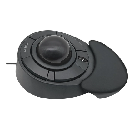 Mouse Acteck Virtuos Art X MI787 Alámbrico USB Ergonómico — versión en color negro.