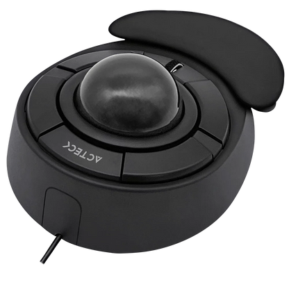 Mouse Acteck Virtuos Art X MI787 Alámbrico USB Ergonómico — versión en color negro.