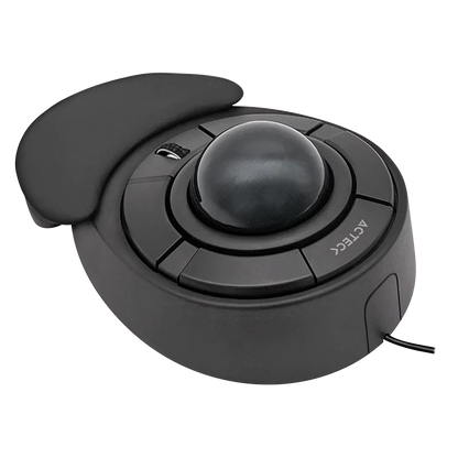 Mouse Acteck Virtuos Art X MI787 Alámbrico USB Ergonómico — versión en color negro.
