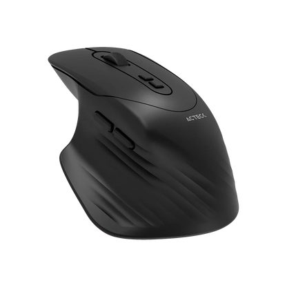 Kit Acteck Creator Krea MK755 — Teclado y Mouse Inalámbricos, con conectividad dual (Bluetooth + dongle USB), función multidispositivo, batería recargable, teclado en español de 118 teclas y mouse óptico de hasta 2000 DPI, color negro-gris.