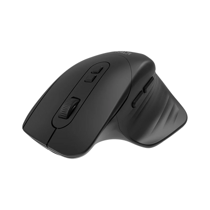 Kit Acteck Creator Krea MK755 — Teclado y Mouse Inalámbricos, con conectividad dual (Bluetooth + dongle USB), función multidispositivo, batería recargable, teclado en español de 118 teclas y mouse óptico de hasta 2000 DPI, color negro-gris.