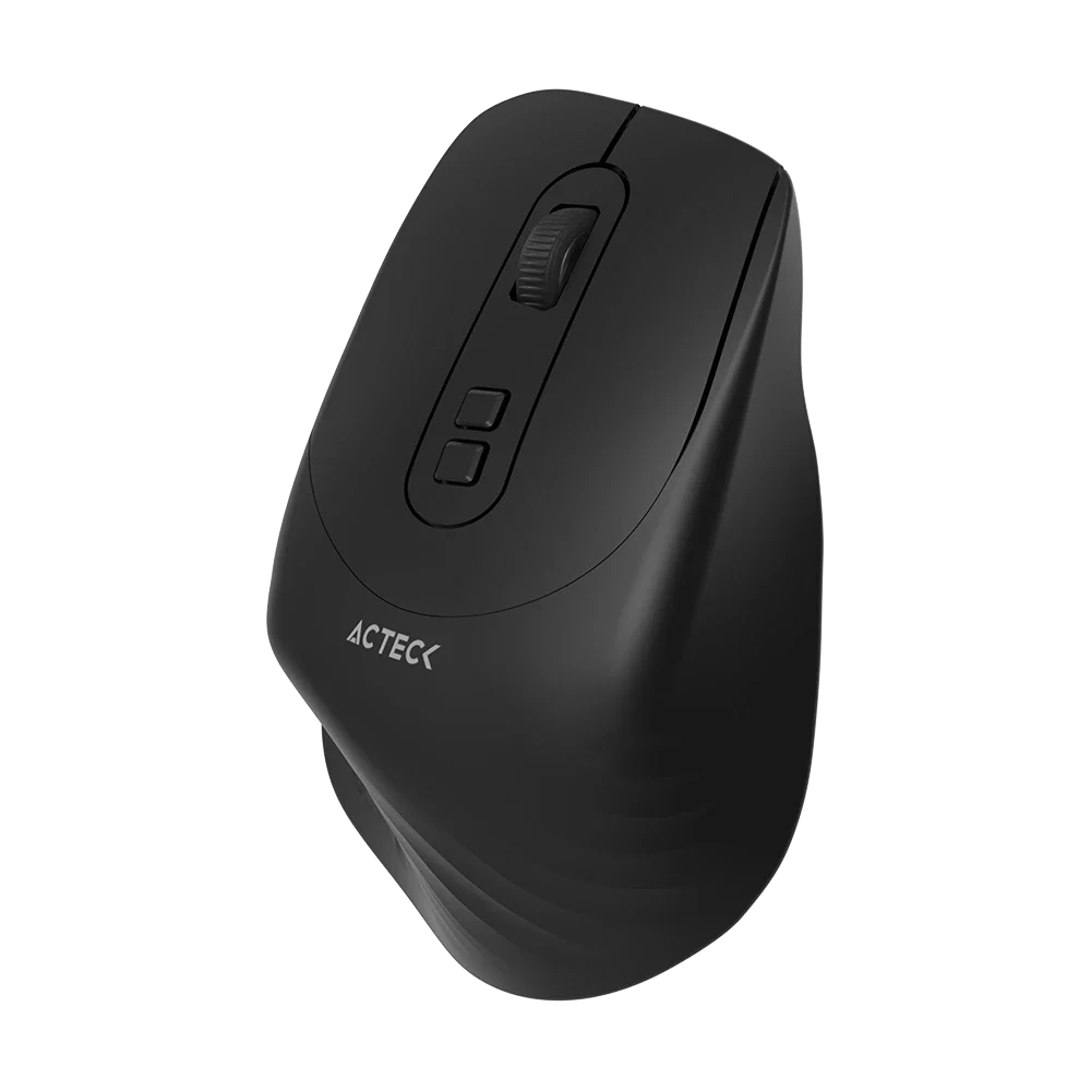Kit Acteck Creator Krea MK755 — Teclado y Mouse Inalámbricos, con conectividad dual (Bluetooth + dongle USB), función multidispositivo, batería recargable, teclado en español de 118 teclas y mouse óptico de hasta 2000 DPI, color negro-gris.