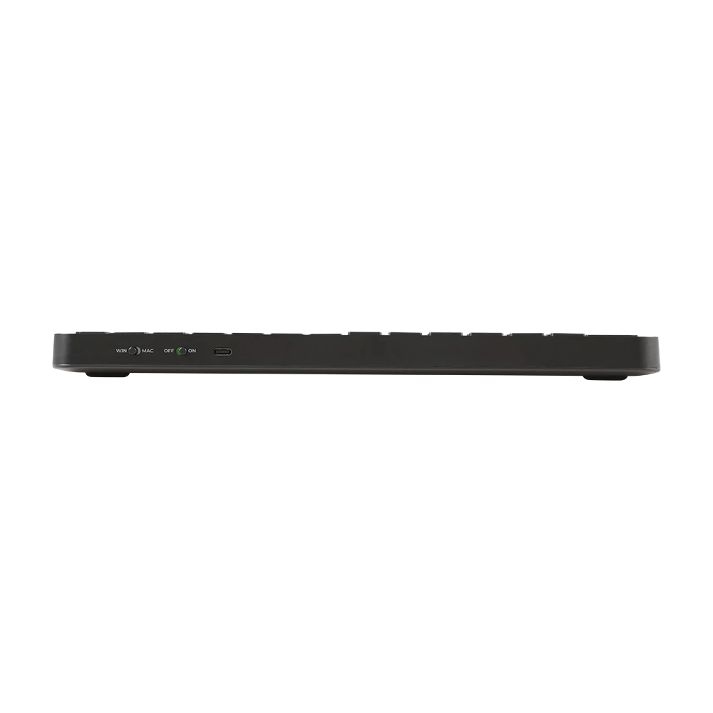 Kit Acteck Creator Krea MK750 — Teclado y Mouse Inalámbricos, con conectividad dual (Bluetooth + dongle), multidispositivo, recargable, teclado en español de 118 teclas y mouse óptico de hasta 2000 DPI, color negro-gris.