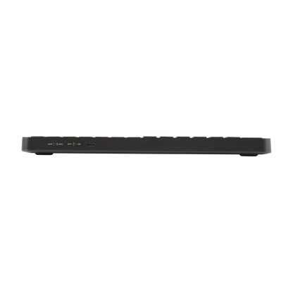 Kit Acteck Creator Krea MK750 — Teclado y Mouse Inalámbricos, con conectividad dual (Bluetooth + dongle), multidispositivo, recargable, teclado en español de 118 teclas y mouse óptico de hasta 2000 DPI, color negro-gris.