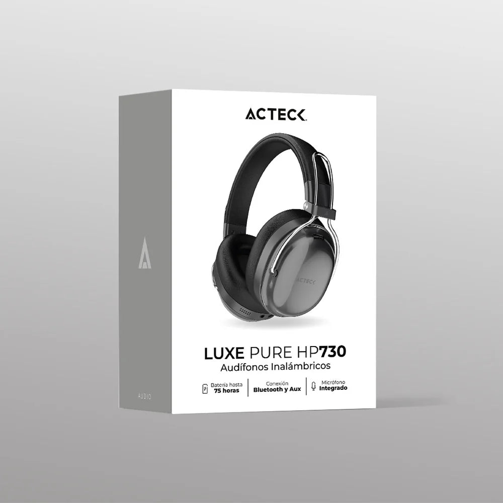 Audífonos inalámbricos Luxe Pure HP730 (diadema) Negro
