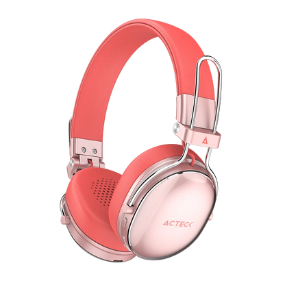 Audífonos inalámbricos Luxe Chic HP710 (diadema) Salmón